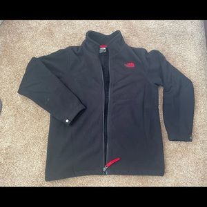 Barely worn North face fleece boys large